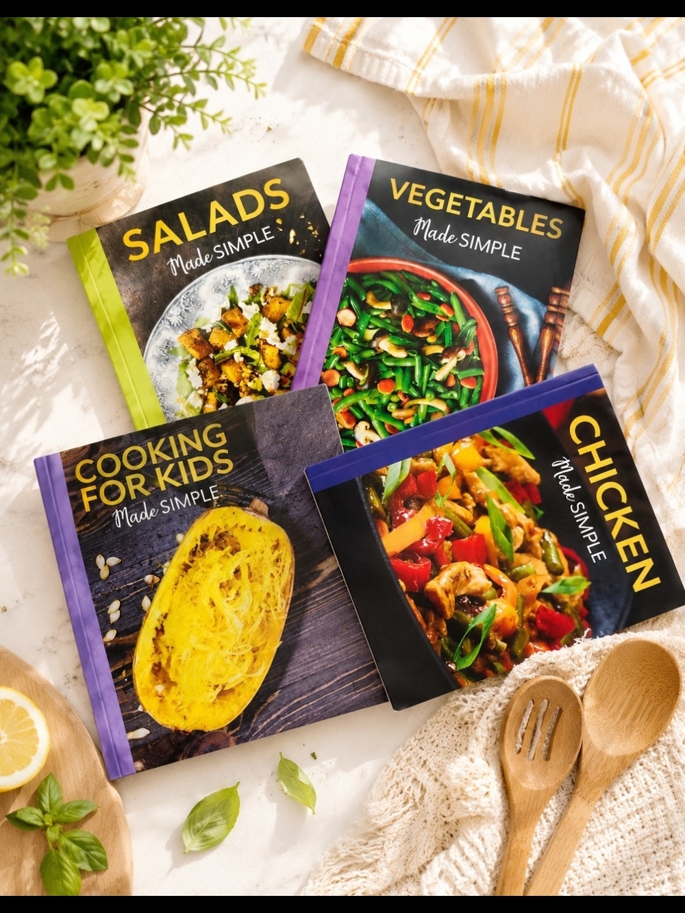 Made Simple Cookbook Set - Simple, Easy, Approachable Cooking, Hardcover Set!